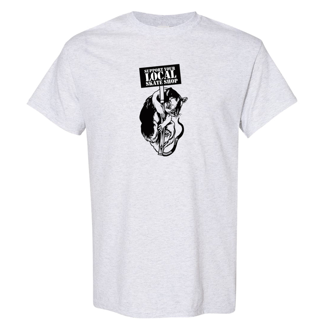 Panda Low Dunks T Shirt | Support Your Local Skate Shop, Ash