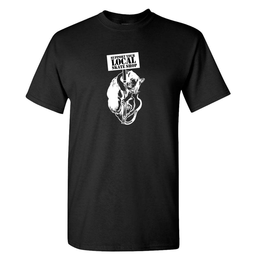 Panda Low Dunks T Shirt | Support Your Local Skate Shop, Black
