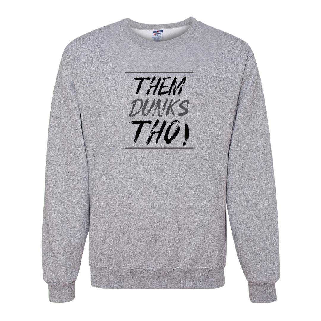 Panda Low Dunks Crewneck Sweatshirt | Them Dunks Tho, Ash