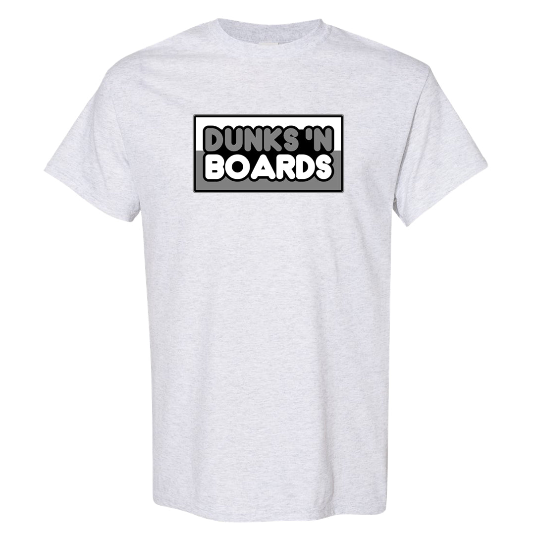Pure Platinum Low Dunks T Shirt | Dunks N Boards, Ash