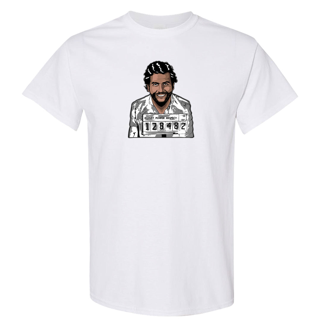Pure Platinum Low Dunks T Shirt | Escobar Illustration, White