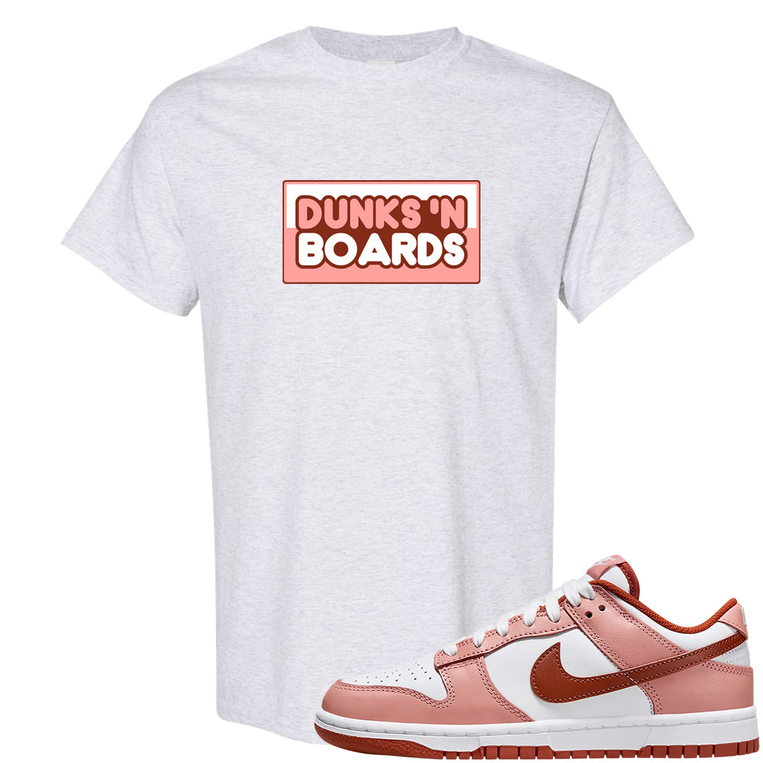 Red Stardust Low Dunks T Shirt | Dunks N Boards, Ash