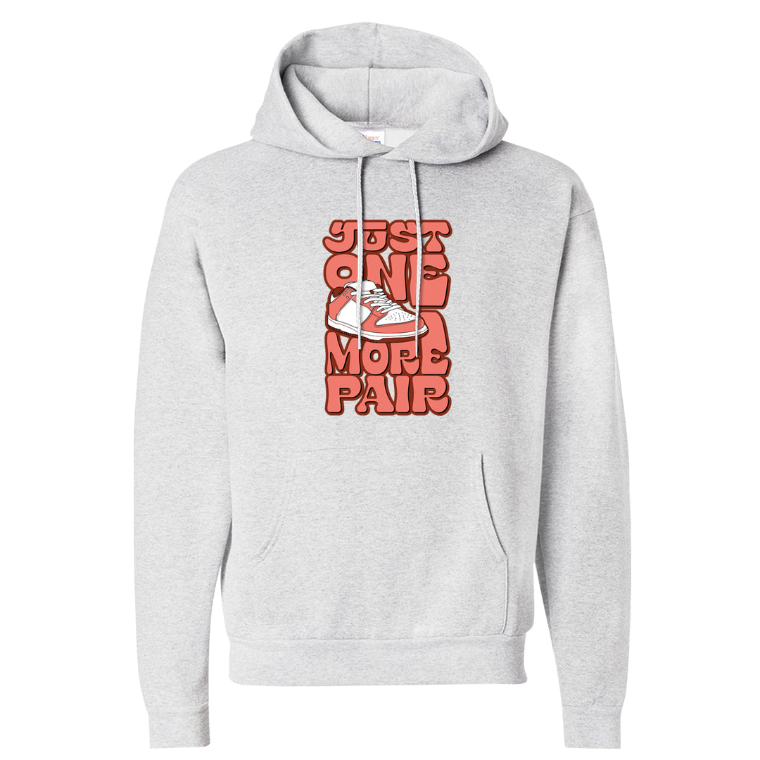Red Stardust Low Dunks Hoodie | One More Pair Dunk, Ash