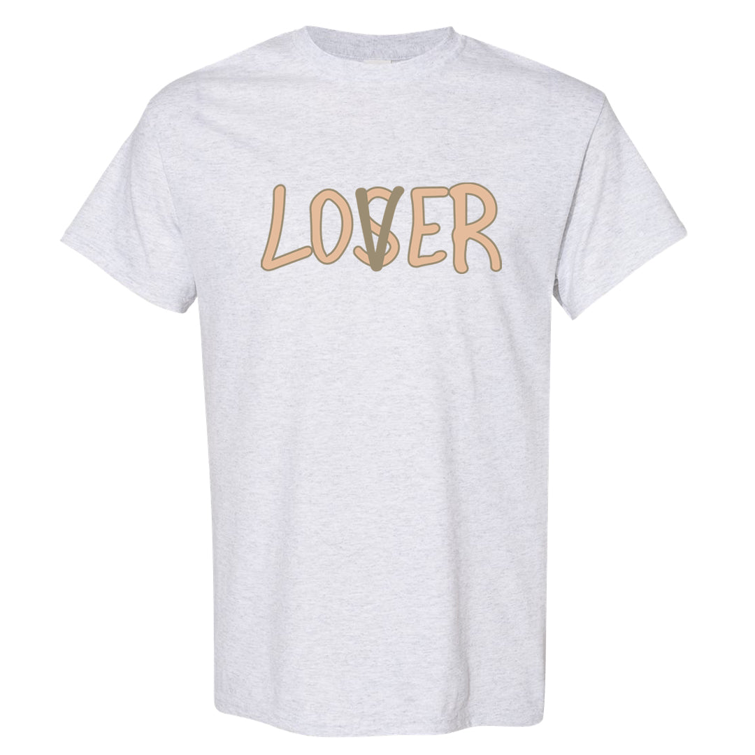 Twist Tan Low Dunks T Shirt | Lover, Ash