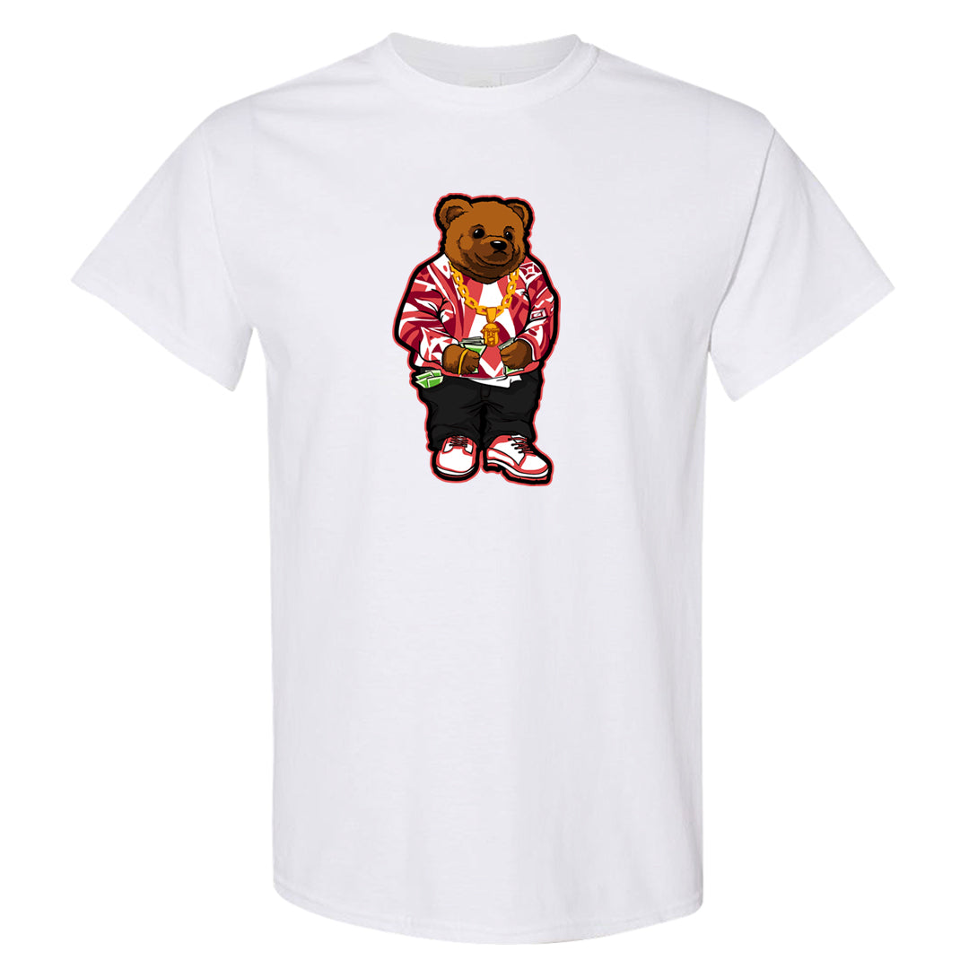 Valentine's Day Low Dunks T Shirt | Sweater Bear, White