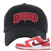 Valentine's Day Low Dunks Dad Hat | Blessed Arch, Black