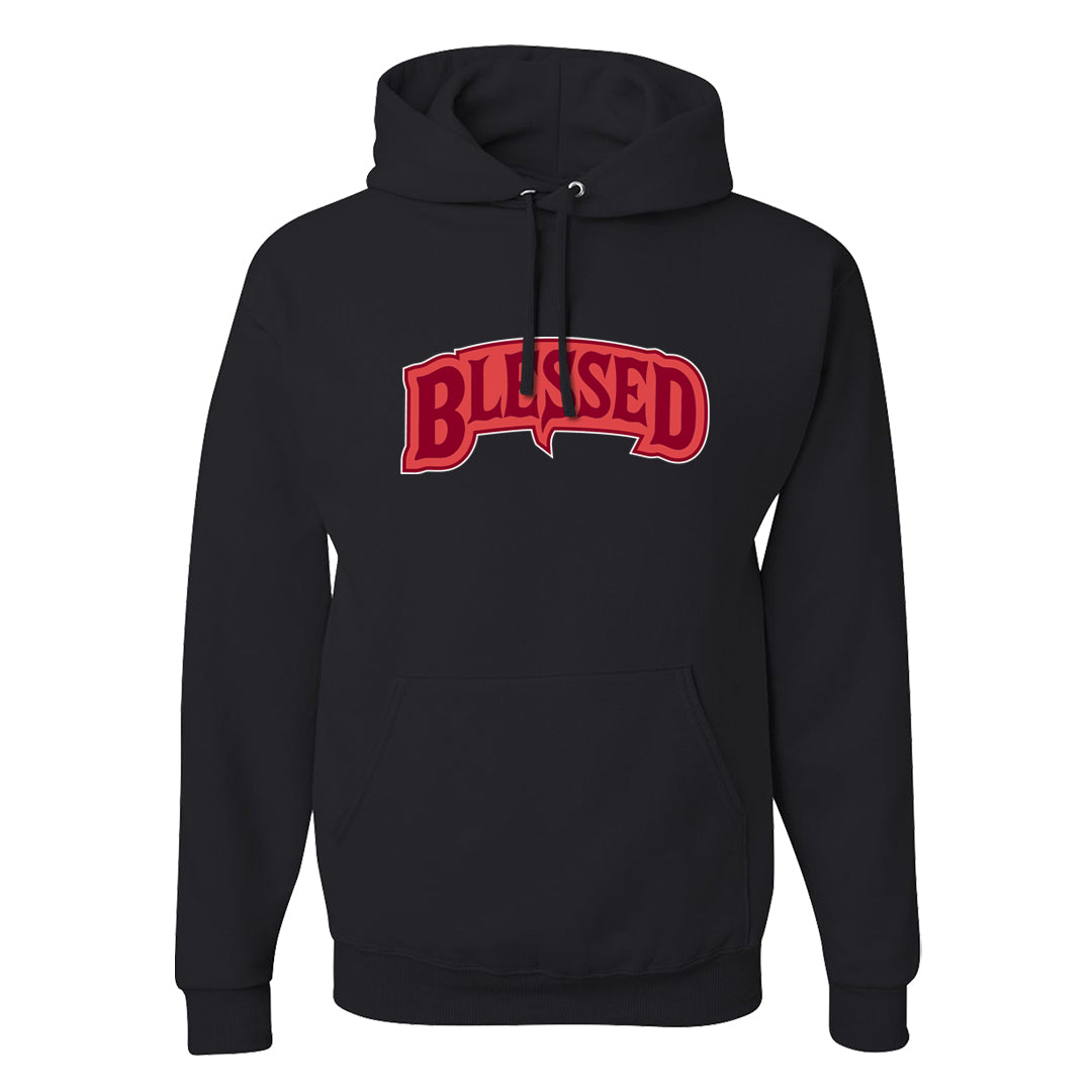 Valentine's Day Low Dunks Hoodie | Blessed Arch, Black