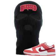 Valentine's Day Low Dunks Ski Mask | Blessed Arch, Black