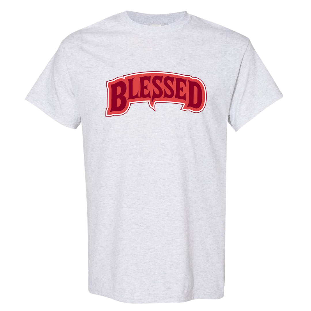 Valentine's Day Low Dunks T Shirt | Blessed Arch, Ash