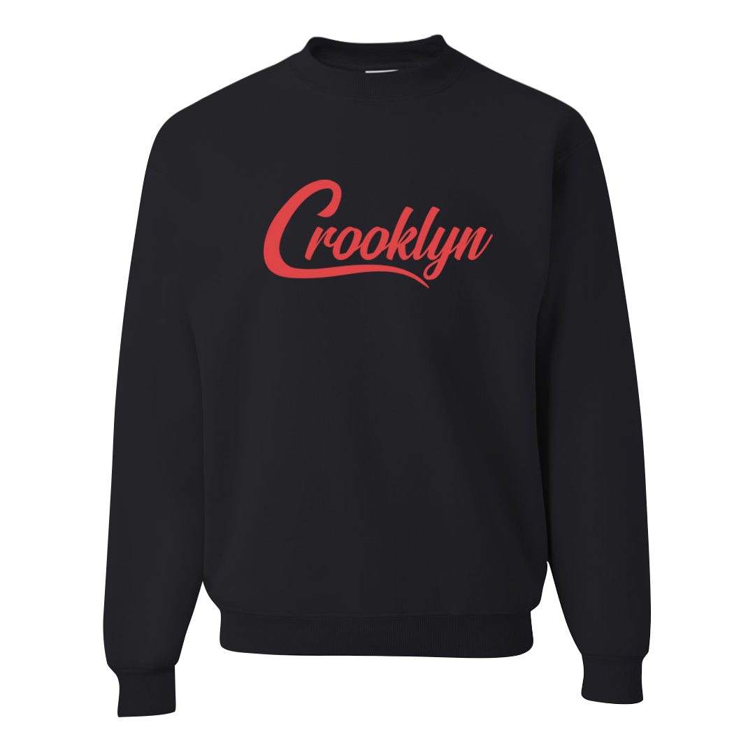 Valentine's Day Low Dunks Crewneck Sweatshirt | Crooklyn, Black