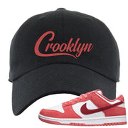 Valentine's Day Low Dunks Dad Hat | Crooklyn, Black