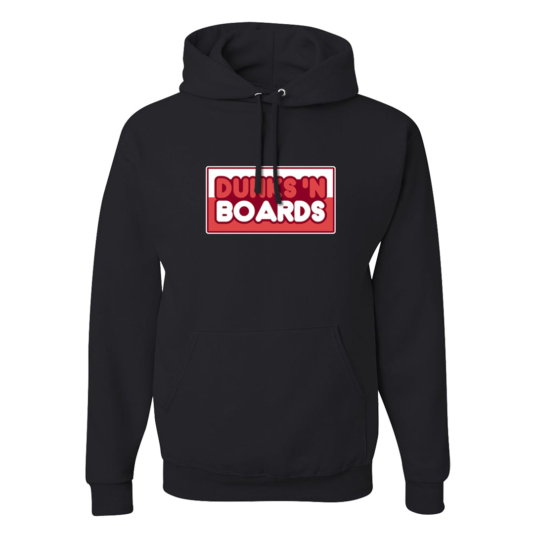 Valentine's Day Low Dunks Hoodie | Dunks N Boards, Black