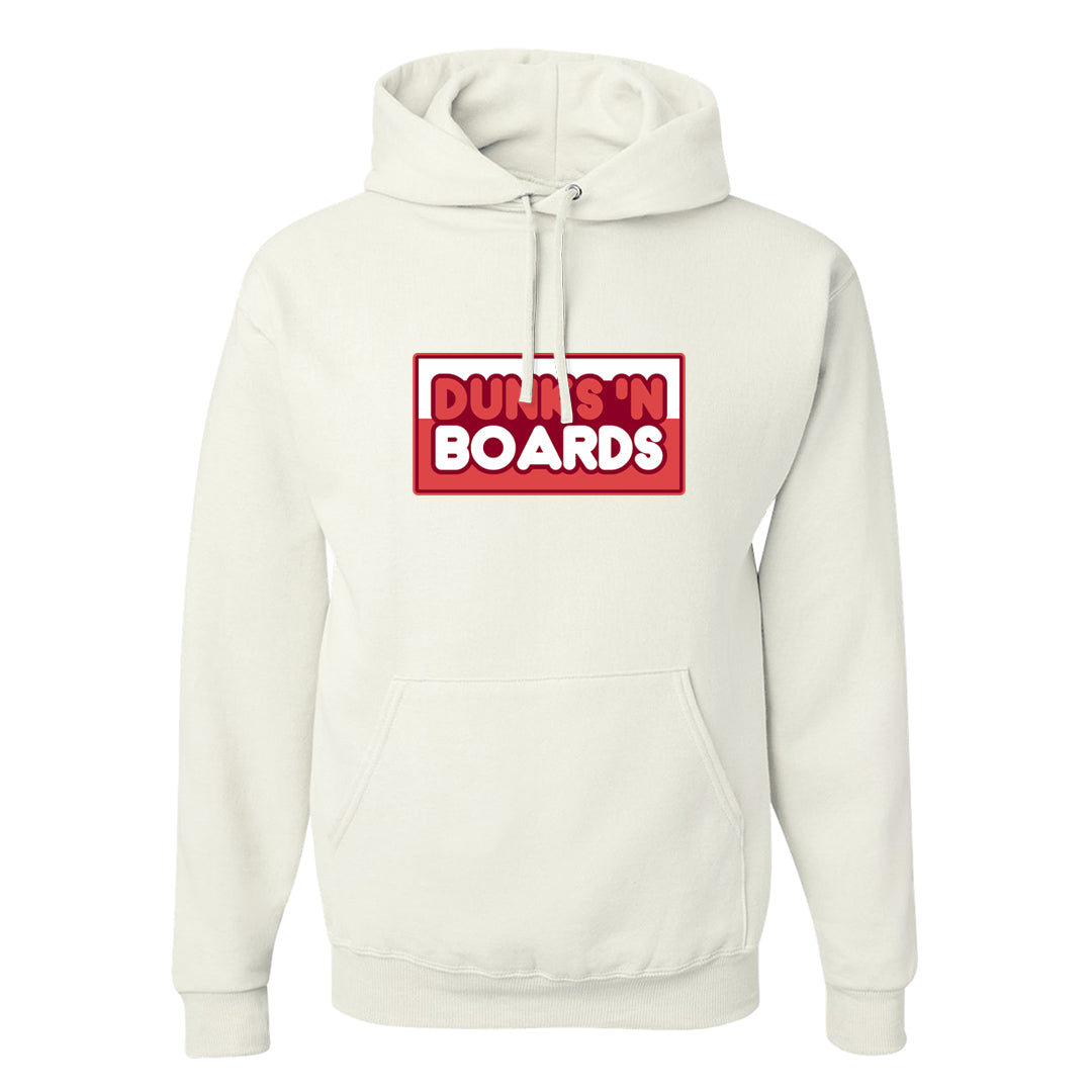 Valentine's Day Low Dunks Hoodie | Dunks N Boards, White