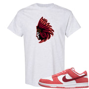 Valentine's Day Low Dunks T Shirt | Indian Chief, Ash