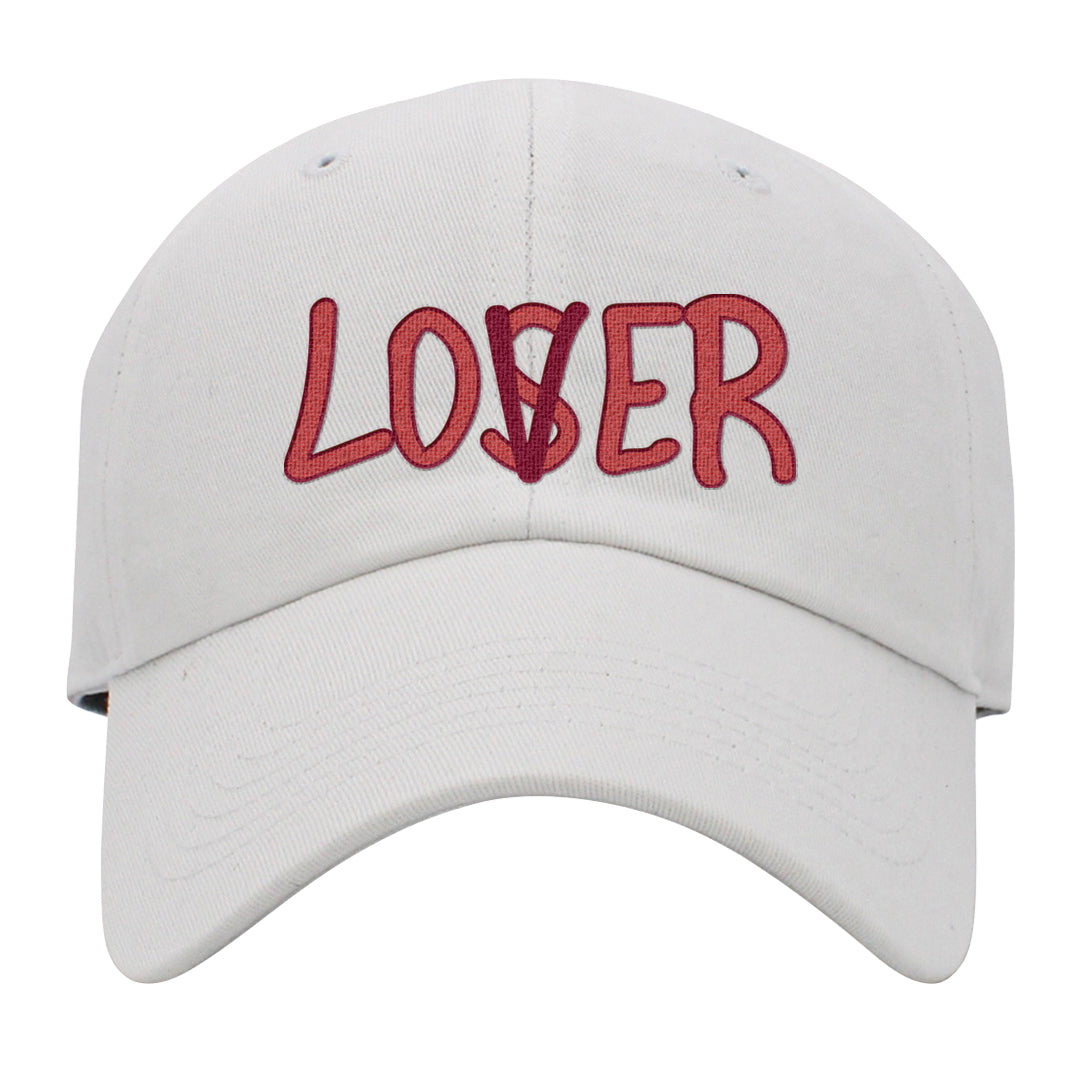 Valentine's Day Low Dunks Dad Hat | Lover, White