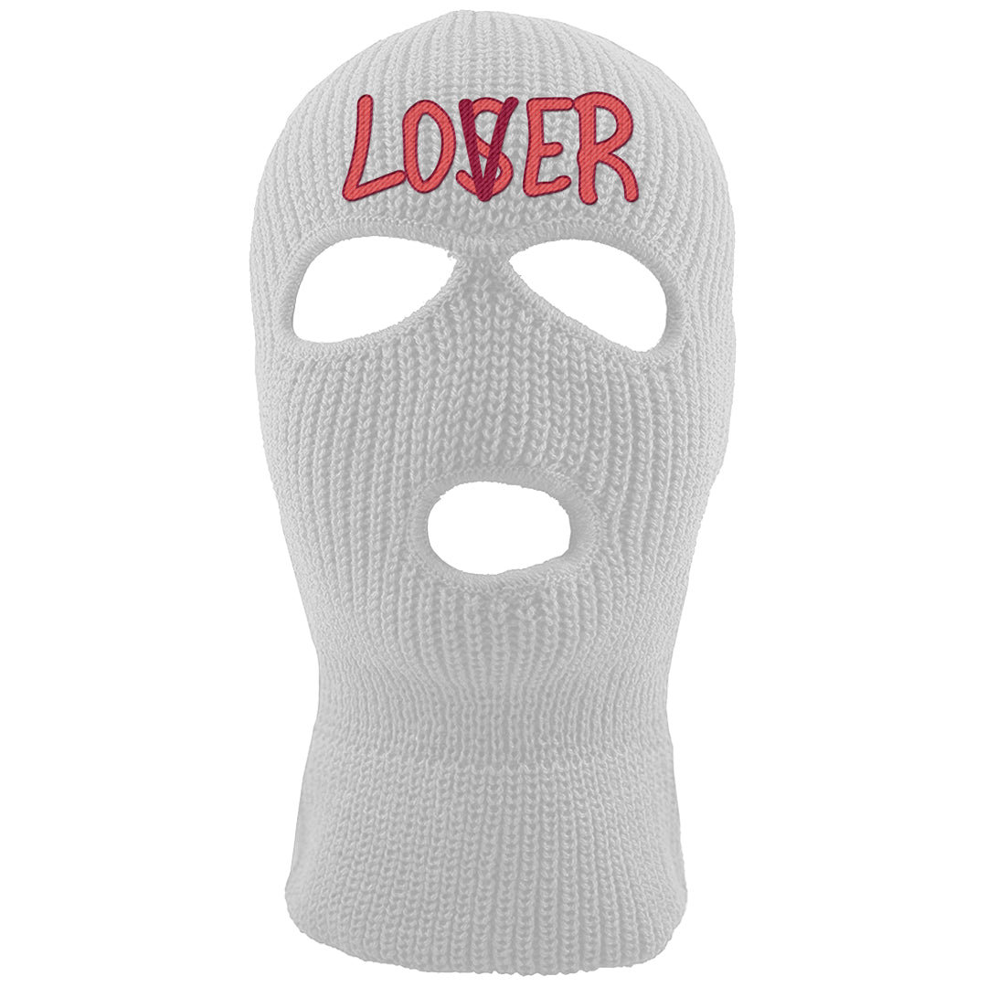 Valentine's Day Low Dunks Ski Mask | Lover, White