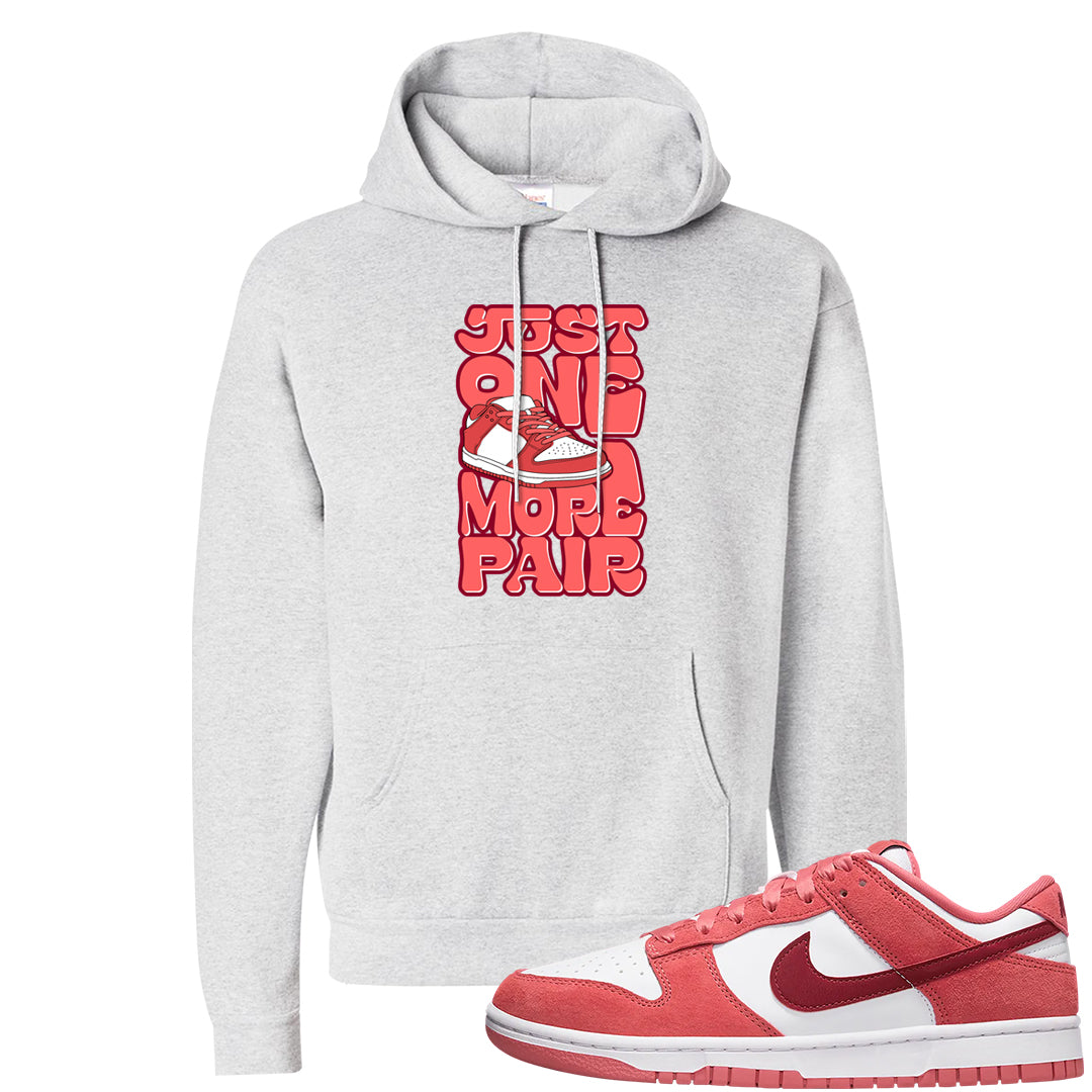 Valentine's Day Low Dunks Hoodie | One More Pair Dunk, Ash