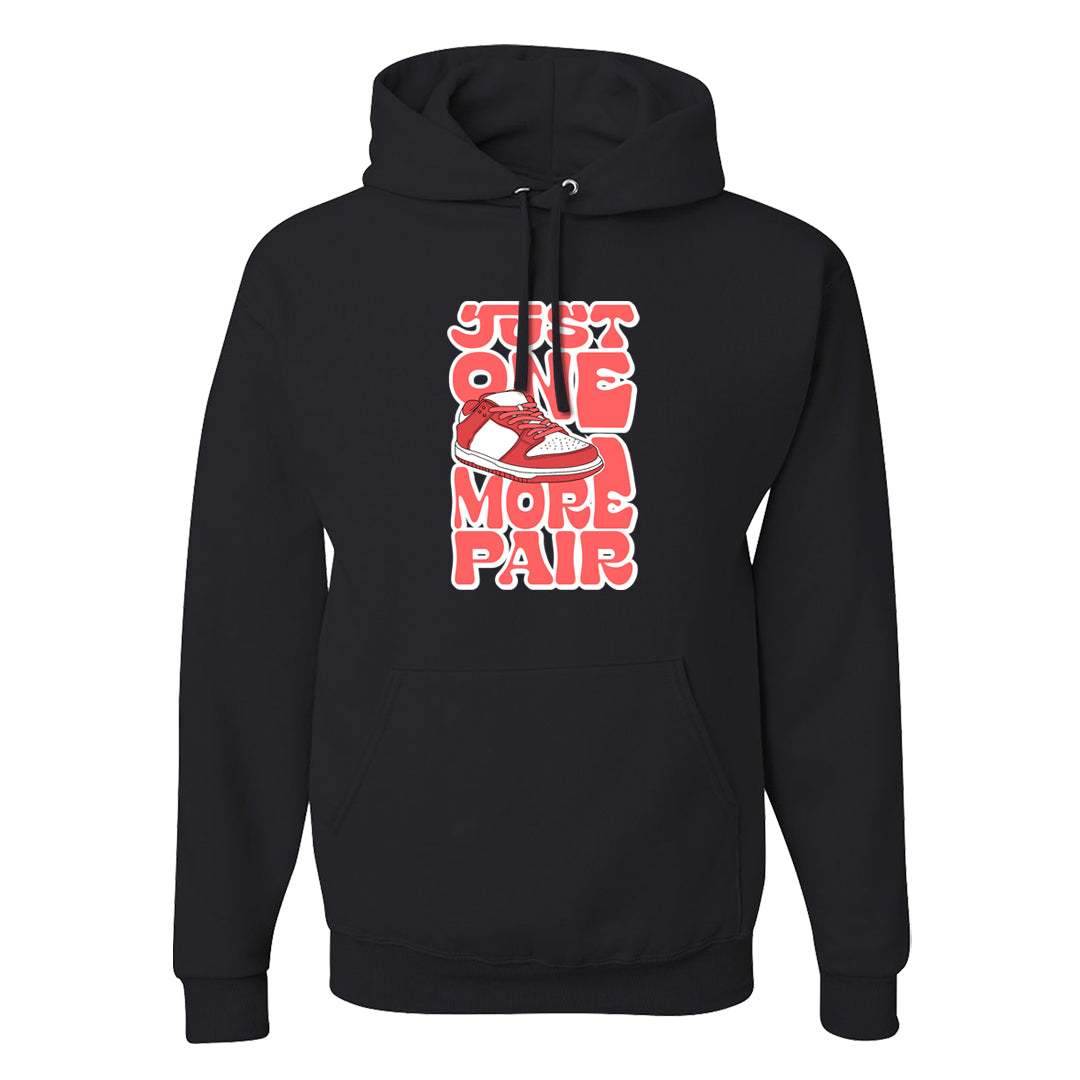 Valentine's Day Low Dunks Hoodie | One More Pair Dunk, Black