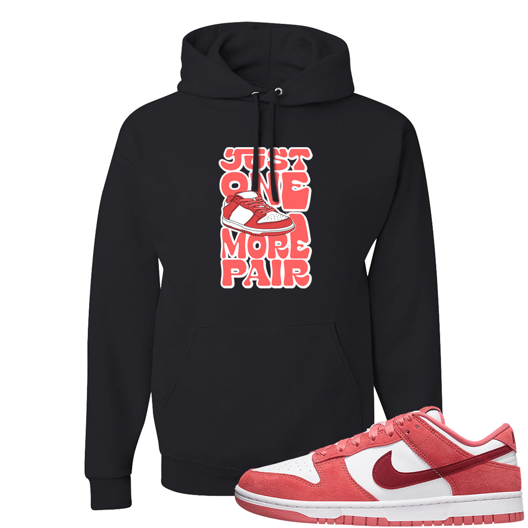 Valentine's Day Low Dunks Hoodie | One More Pair Dunk, Black