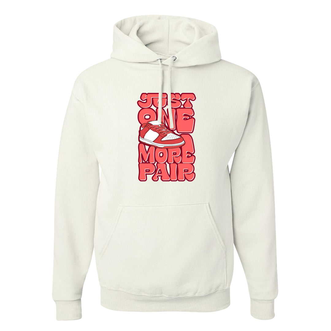 Valentine's Day Low Dunks Hoodie | One More Pair Dunk, White