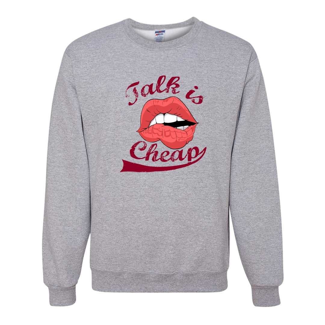 Valentine's Day Low Dunks Crewneck Sweatshirt | Talk Lips, Ash