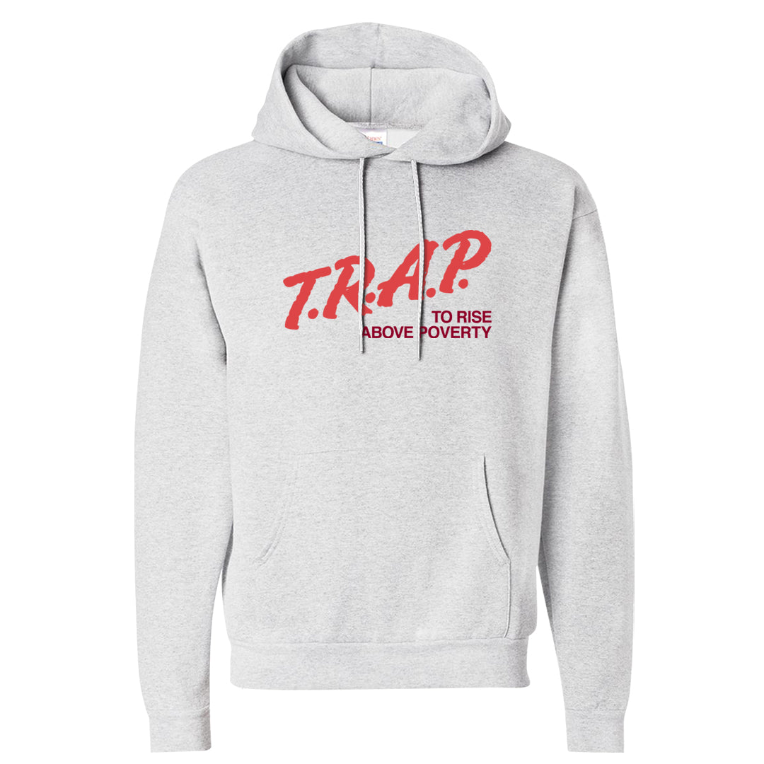 Valentine's Day Low Dunks Hoodie | Trap To Rise Above Poverty, Ash