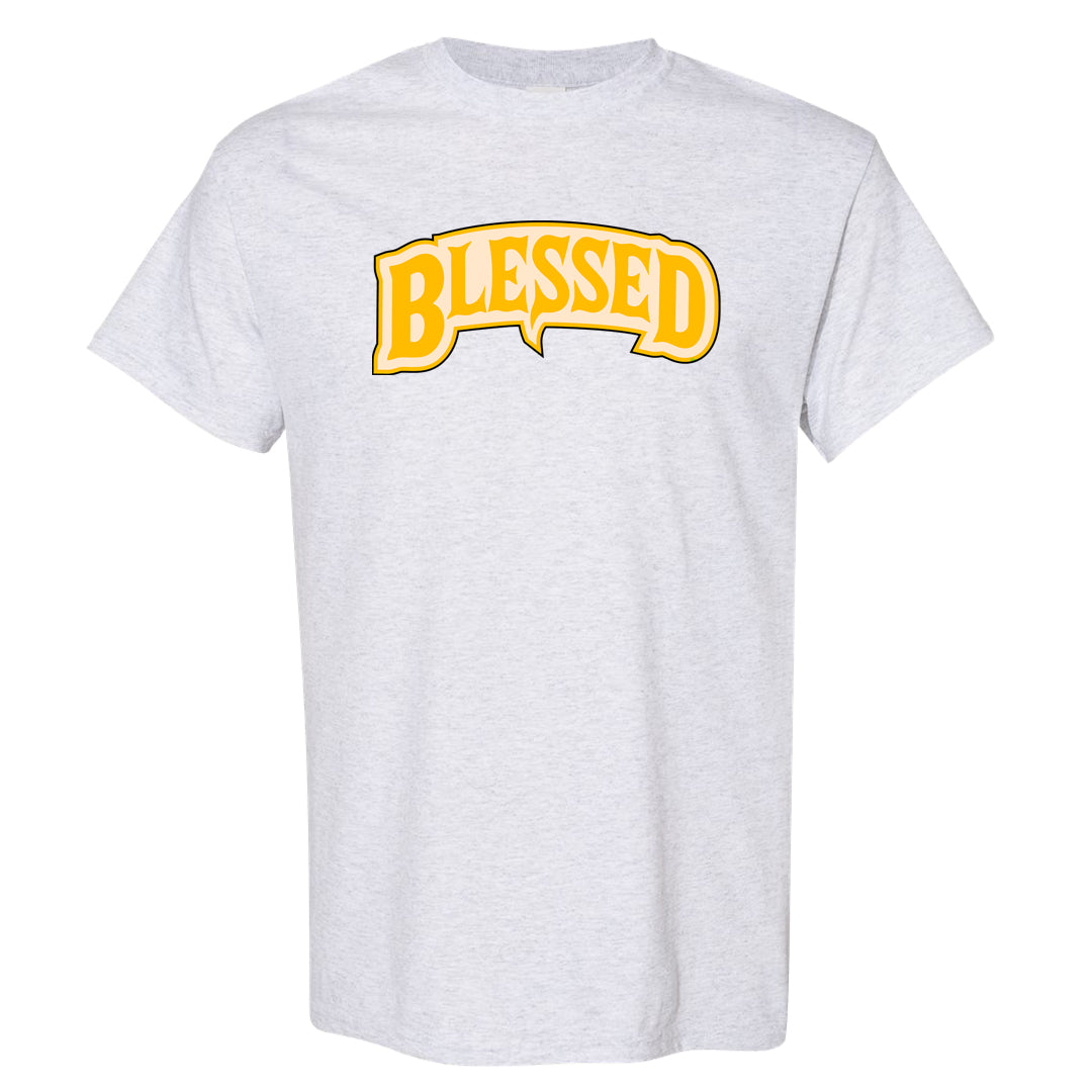 Vivid Sulfur Low Dunks T Shirt | Blessed Arch, Ash