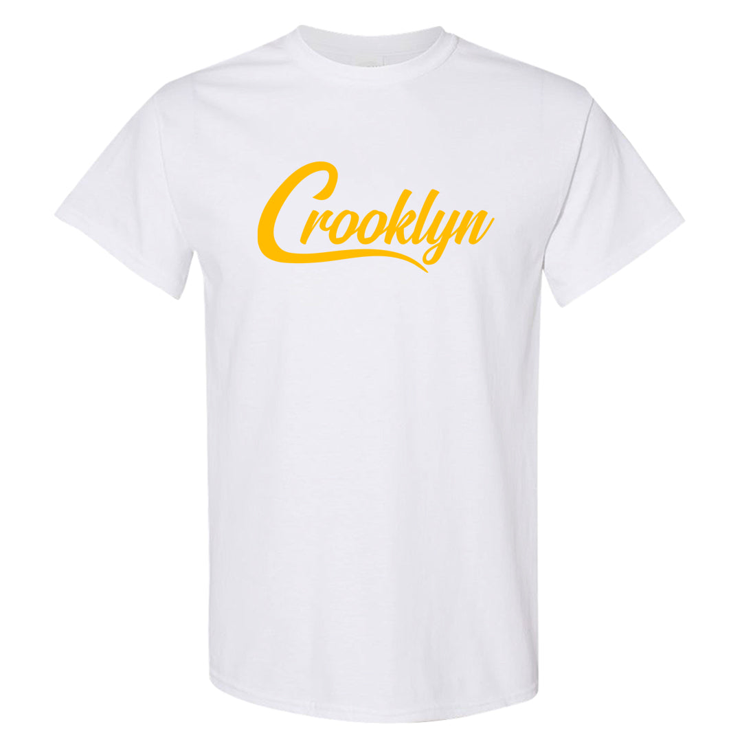 Vivid Sulfur Low Dunks T Shirt | Crooklyn, White