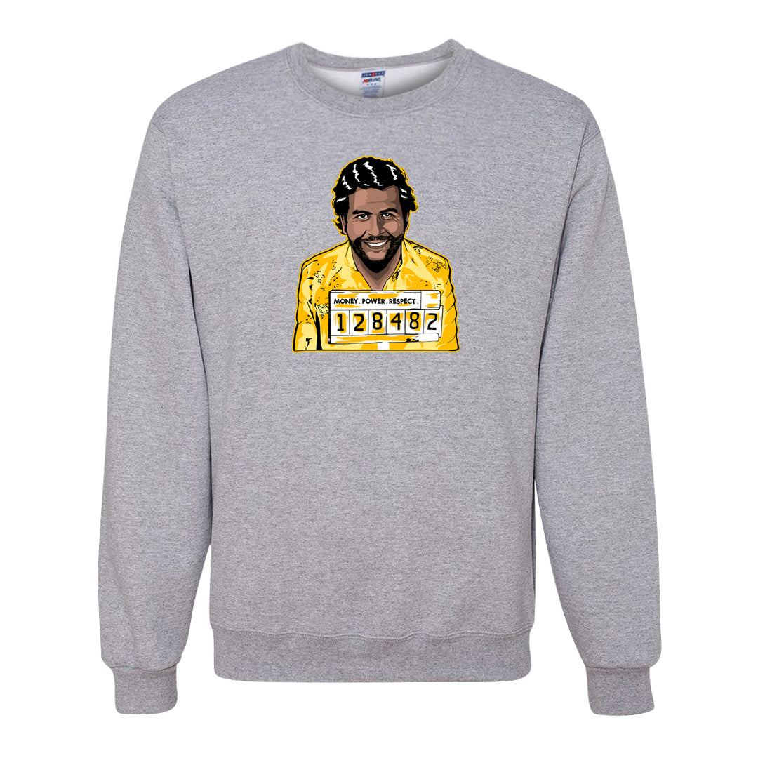 Vivid Sulfur Low Dunks Crewneck Sweatshirt | Escobar Illustration, Ash