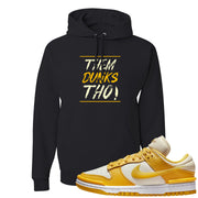 Vivid Sulfur Low Dunks Hoodie | Them Dunks Tho, Black