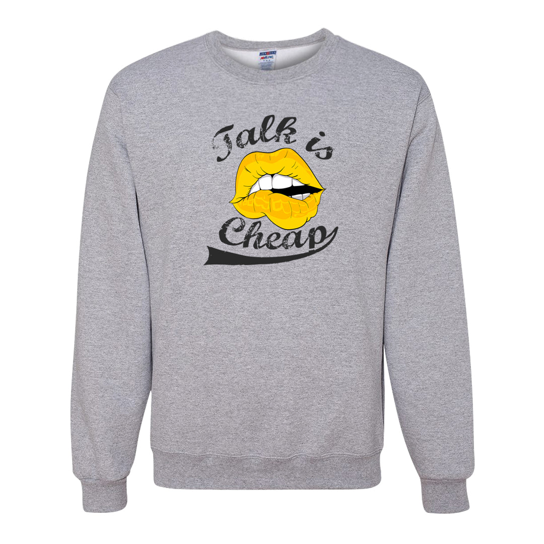 Vivid Sulfur Low Dunks Crewneck Sweatshirt | Talk Lips, Ash
