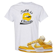 Vivid Sulfur Low Dunks T Shirt | Talk Lips, Ash