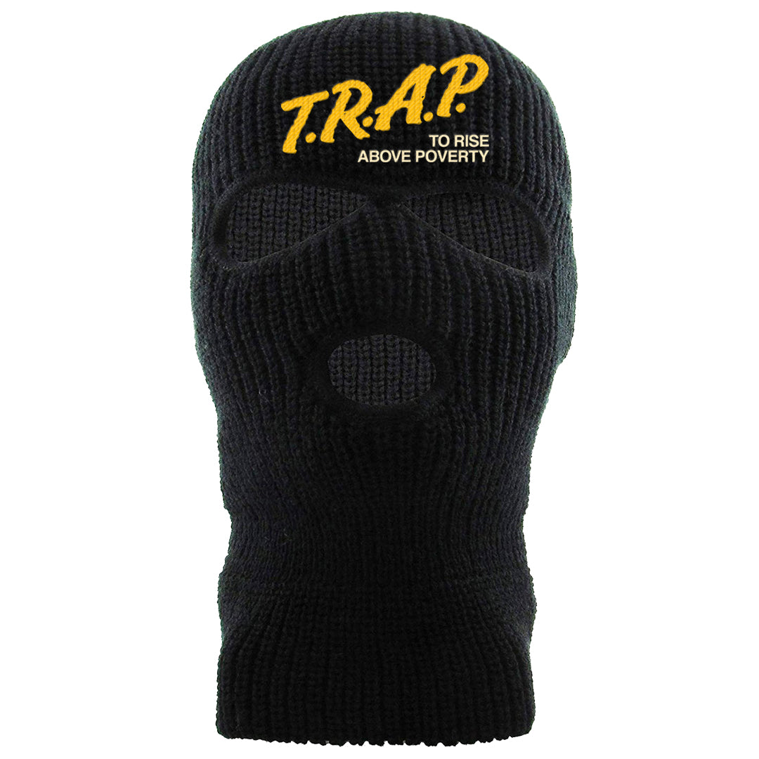 Vivid Sulfur Low Dunks Ski Mask | Trap To Rise Above Poverty, Black