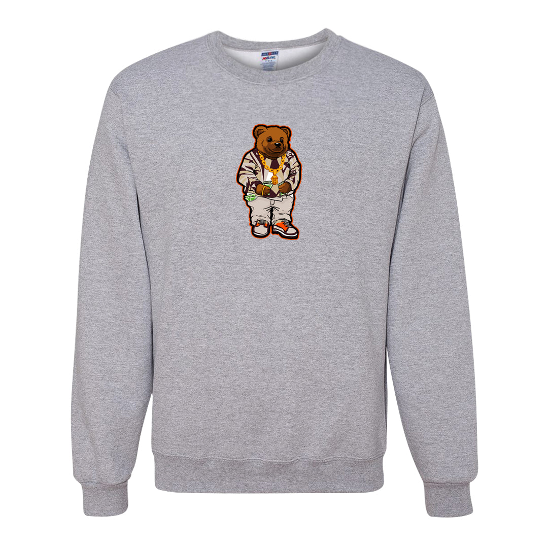 Coconut Milk Mid Dunks Crewneck Sweatshirt | Sweater Bear, Ash