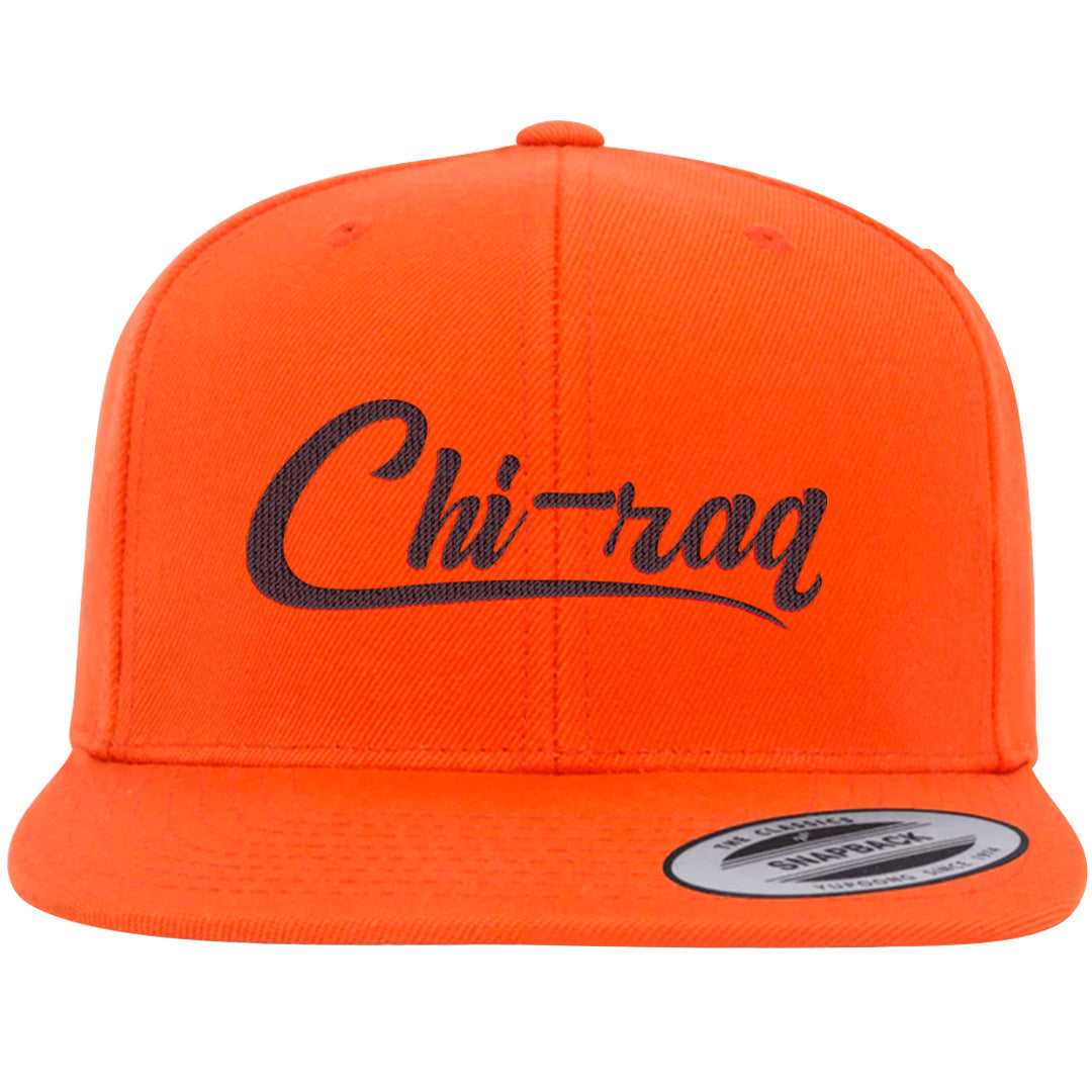 Coconut Milk Mid Dunks Snapback Hat | Chiraq, Orange