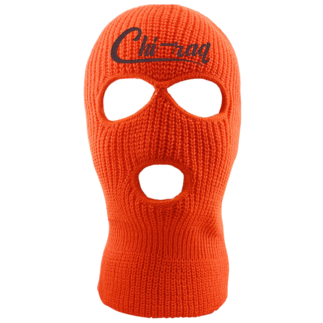 Coconut Milk Mid Dunks Ski Mask | Chiraq, Orange