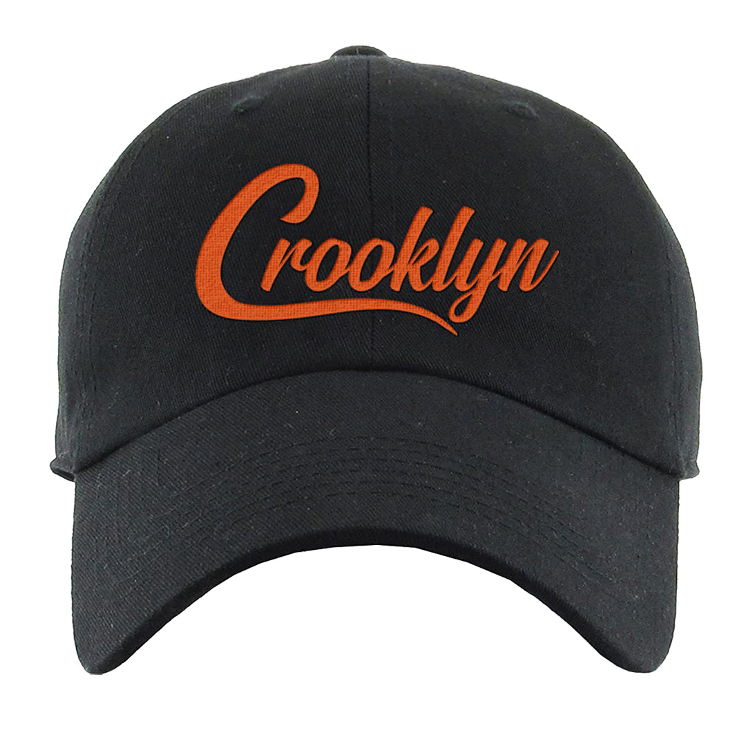 Coconut Milk Mid Dunks Dad Hat | Crooklyn, Black