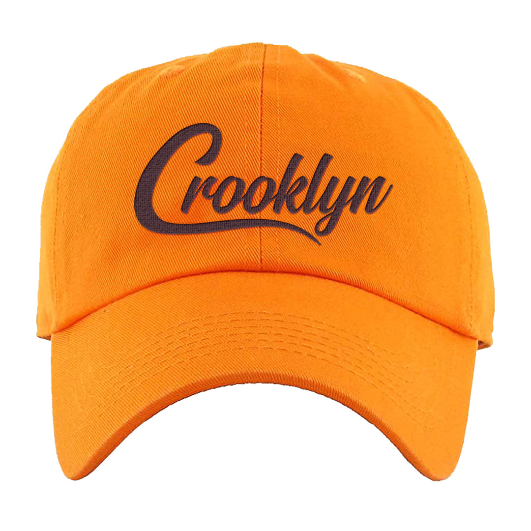Coconut Milk Mid Dunks Dad Hat | Crooklyn, Orange