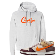 Coconut Milk Mid Dunks Hoodie | Crooklyn, Ash