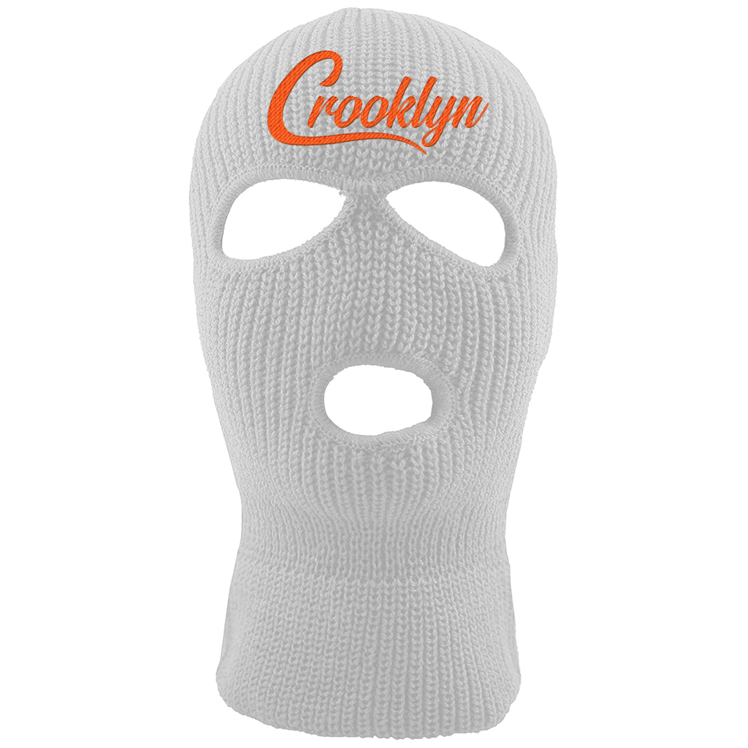 Coconut Milk Mid Dunks Ski Mask | Crooklyn, White