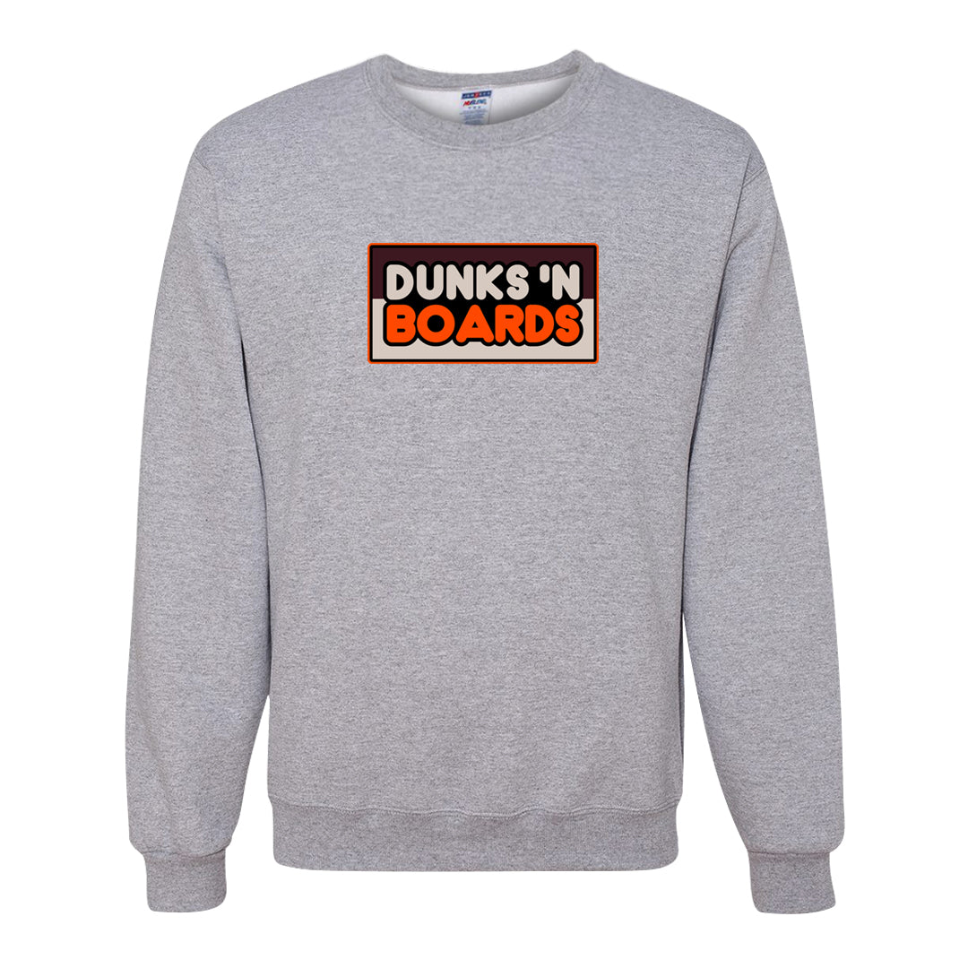 Coconut Milk Mid Dunks Crewneck Sweatshirt | Dunks N Boards, Ash