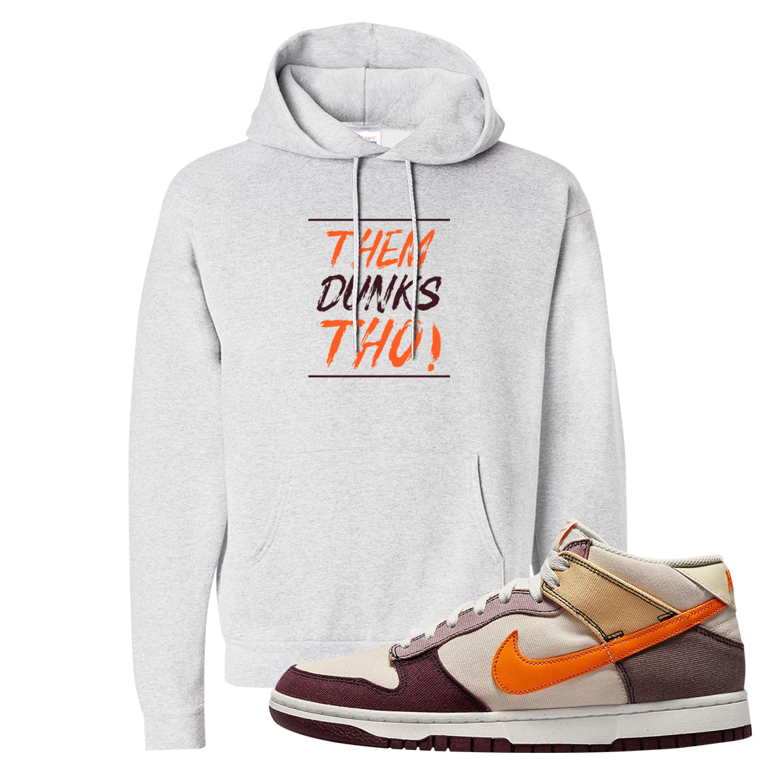 Coconut Milk Mid Dunks Hoodie | Them Dunks Tho, Ash