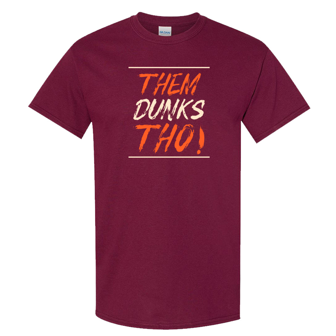 Coconut Milk Mid Dunks T Shirt | Them Dunks Tho, Maroon