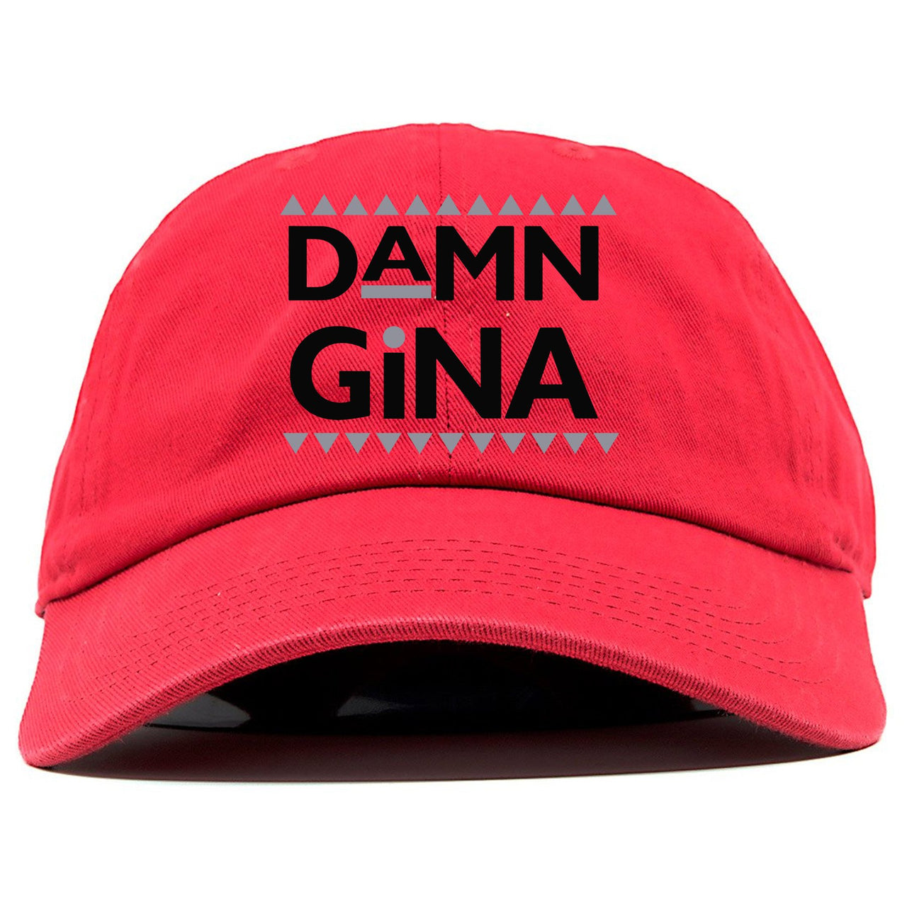 Bred 2019 4s Dad Hat | Damn Gina, Red