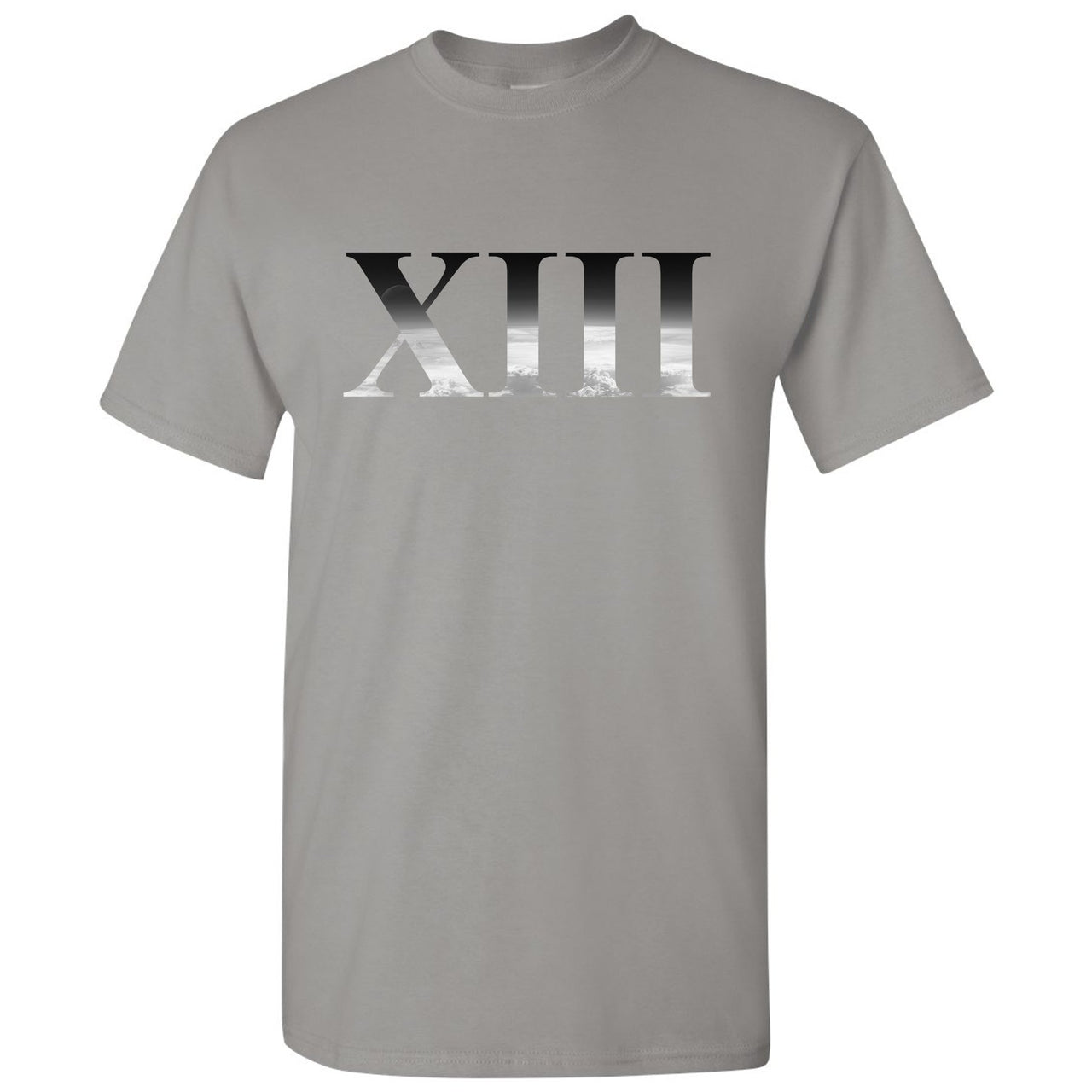 Atmosphere Grey 13s T Shirt | XIII, Light Gray