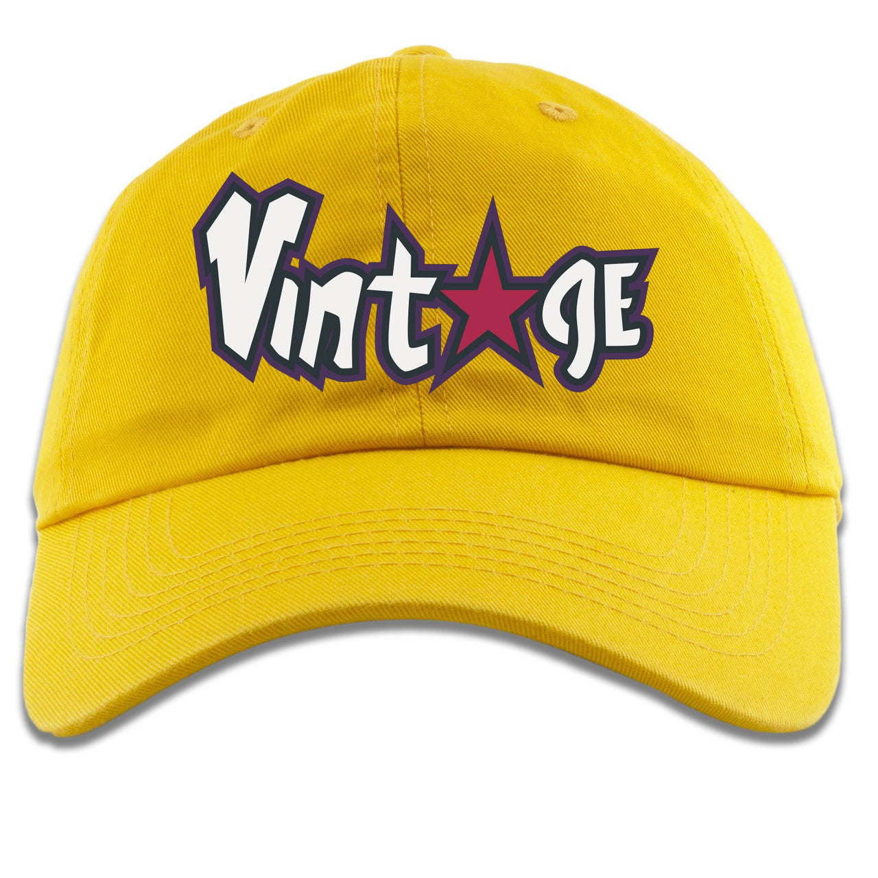 Varsity Maize Mid Blazers Dad Hat | Vintage with Star Logo, Yellow