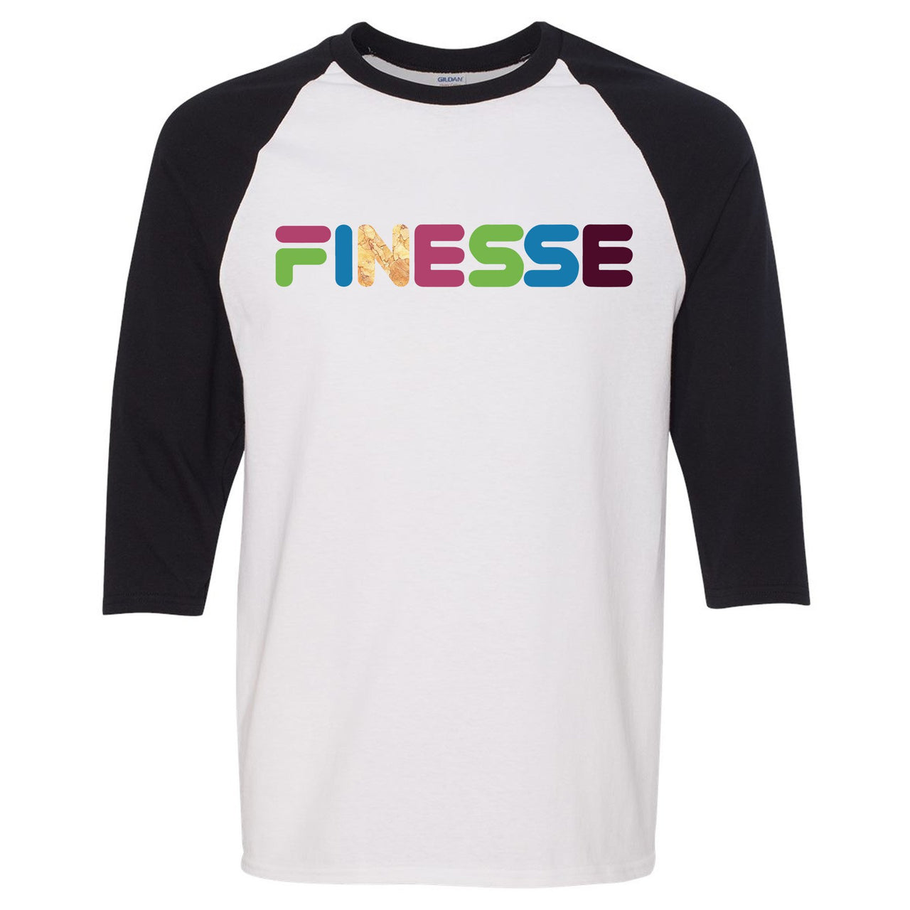 Multi Color Hyper Pink 720s Raglan T Shirt | Finesse, White and Black