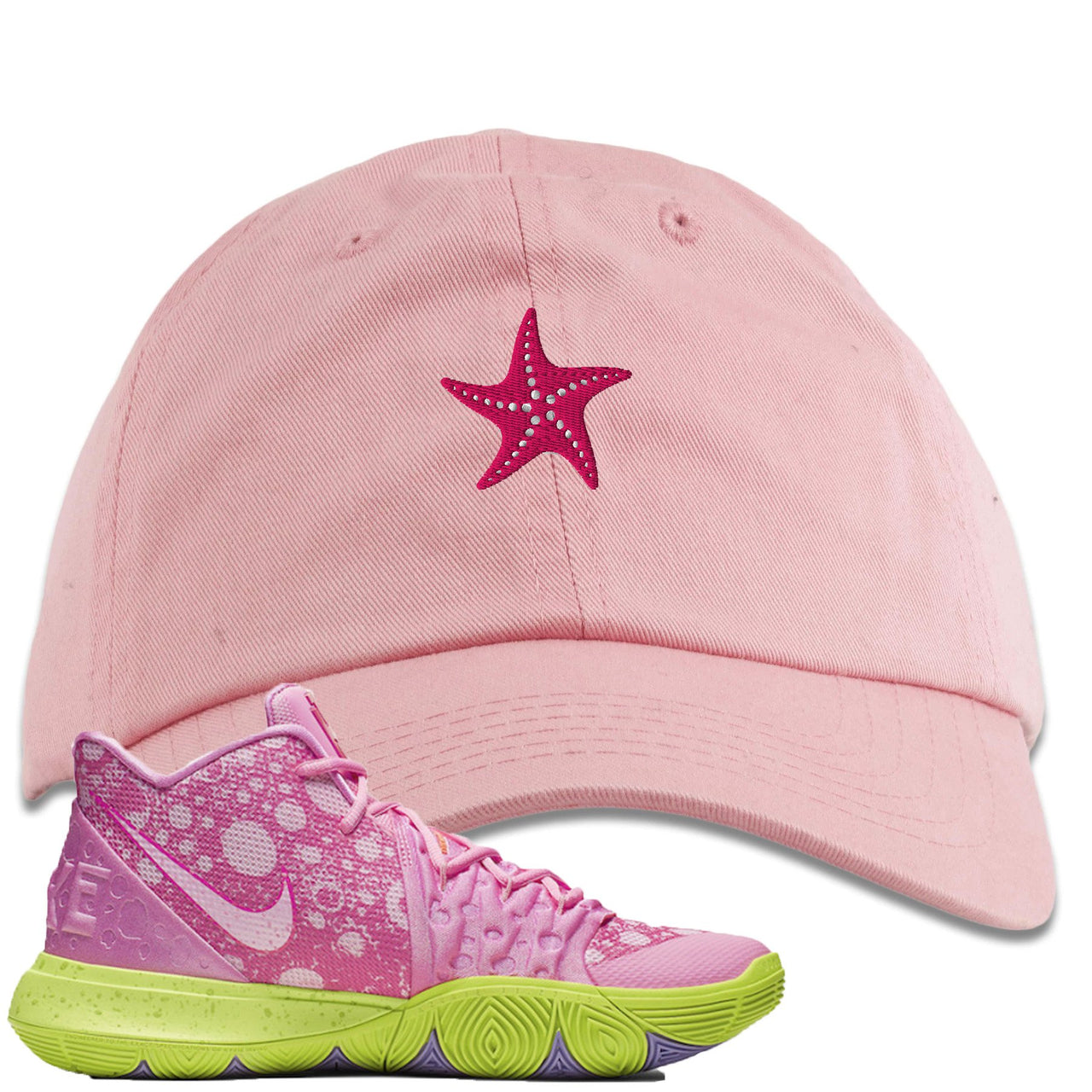 Patrick K5s Dad Hat | Starfish, Light Pink