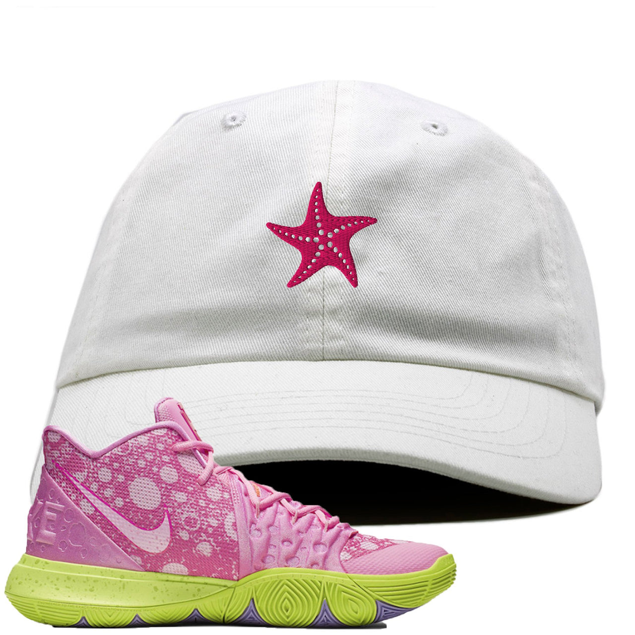 Patrick K5s Dad Hat | Starfish, White