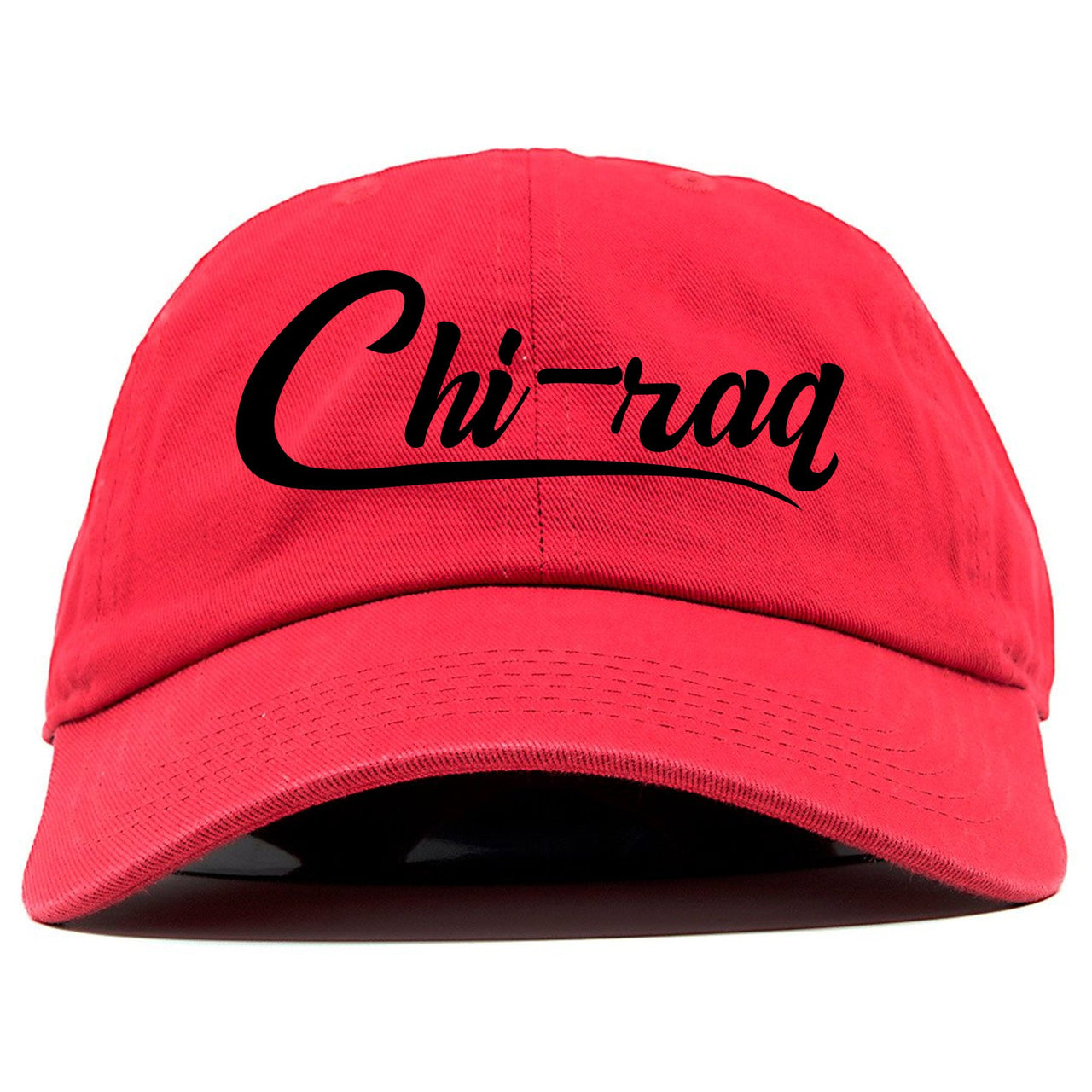 Bred 2019 4s Dad Hat | Chiraq, Red